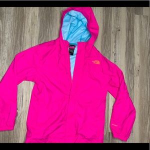 The North Face Pink Youth Windbreaker Jacket EUC